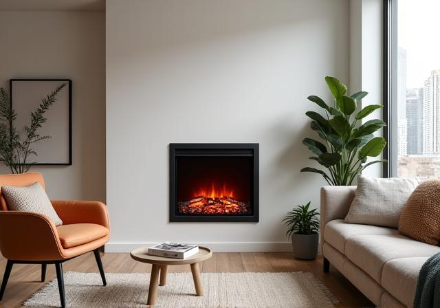 Chimenea compacta para apartamento